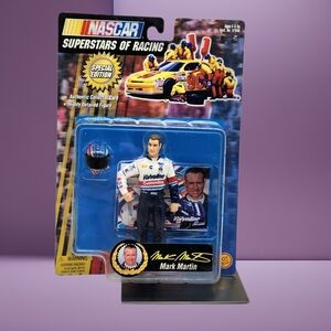 Vtg 1998 Toy Biz Special Edition NASCAR Superstars of Racing Mark Martin Figure